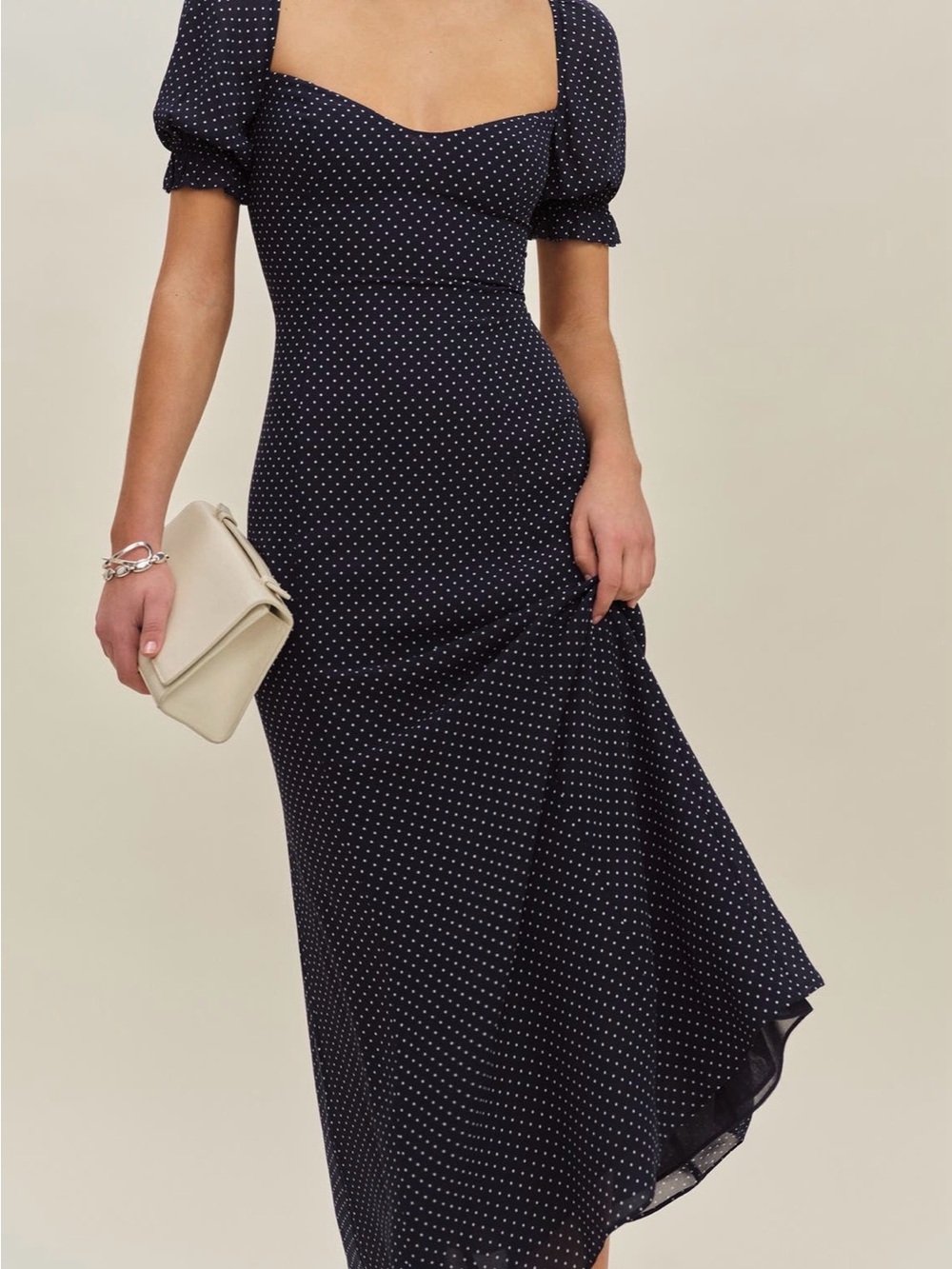 Reformation Gloria Swiss Dot Dress